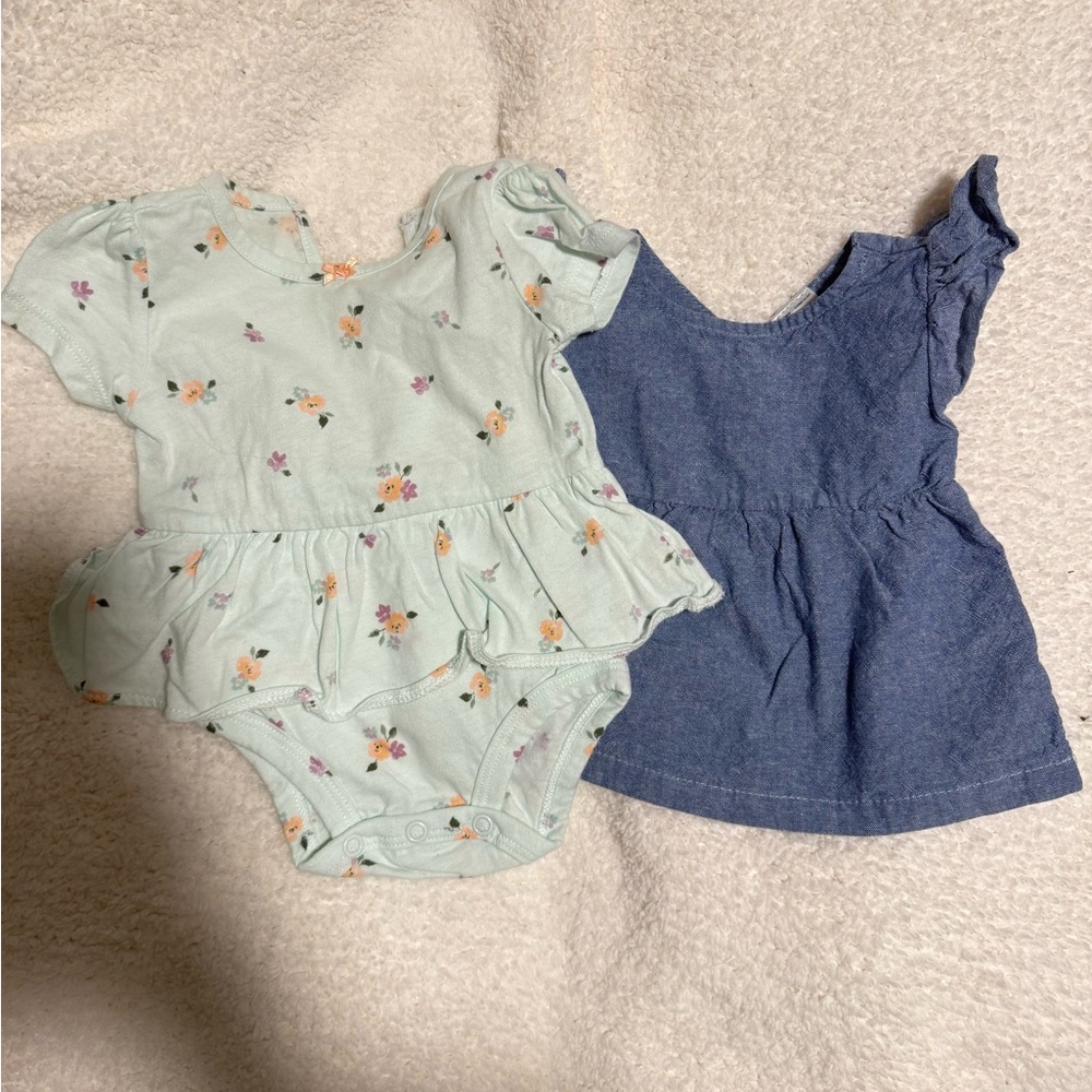 Two pack carters dresses